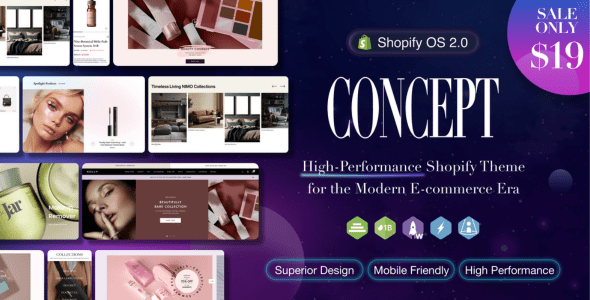 Concept - Sleek, Optimal Shopify Theme OS 2.0