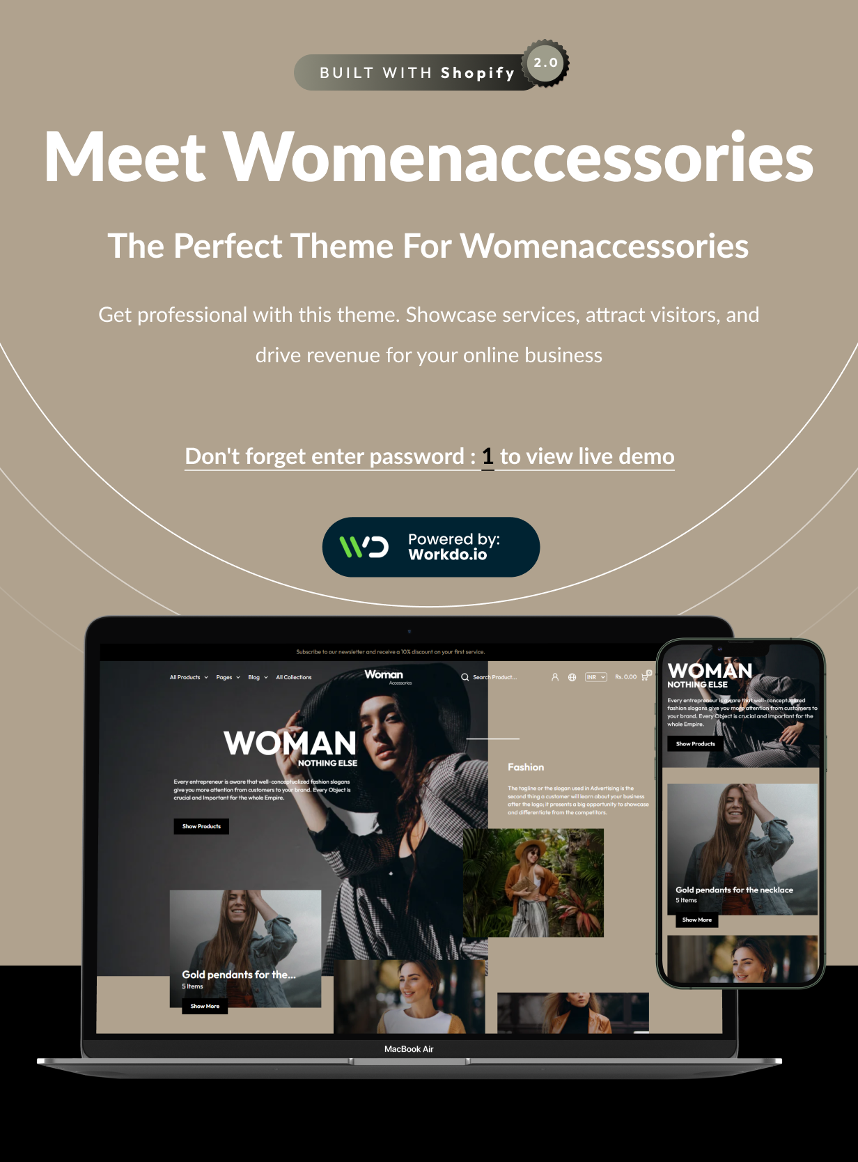 Women Accessories - Shopify Fashion 2.0 eCommerce Theme - 7
