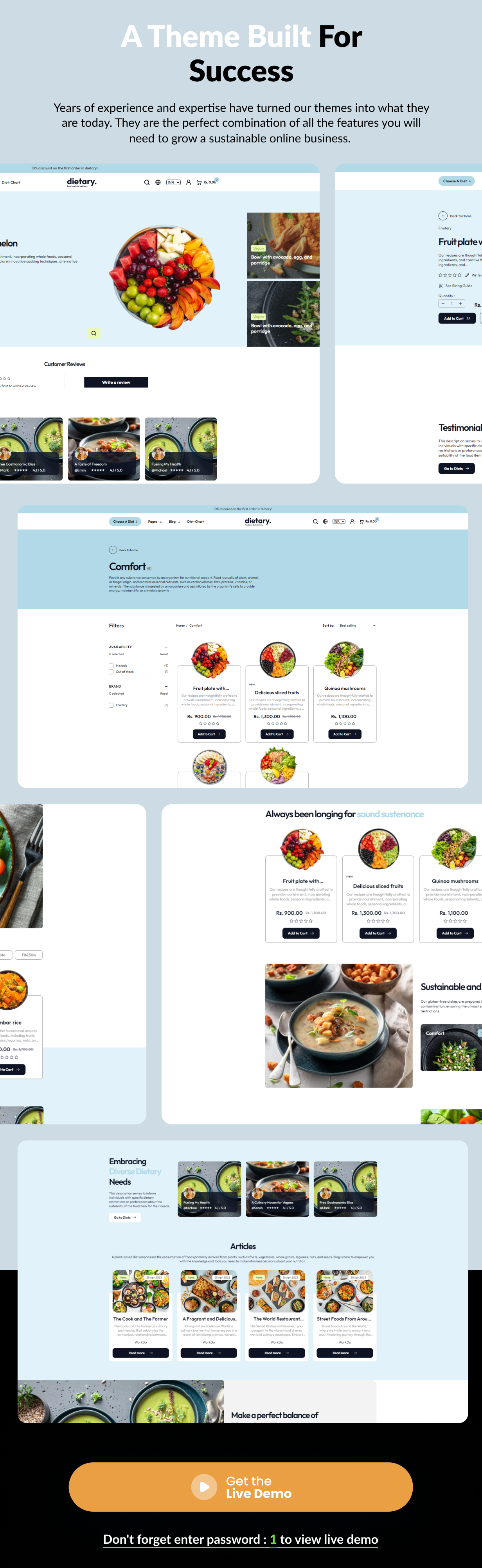 Dietary - Healthy food Shopify 2.0 eCommerce Templates - 9
