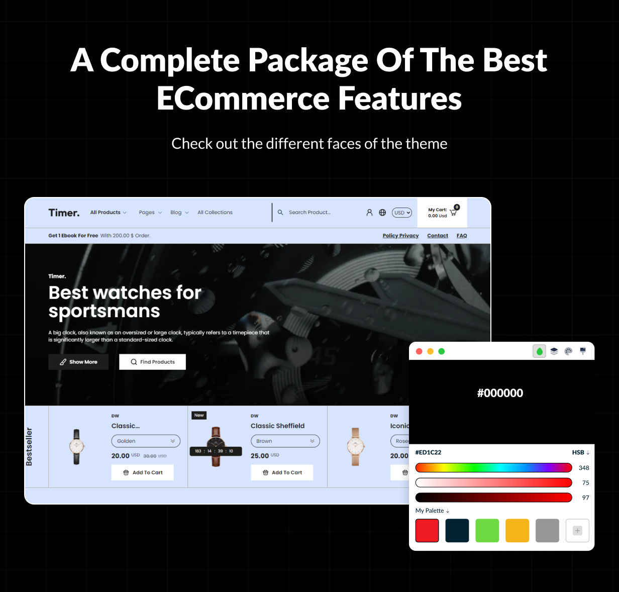 Timer - Luxury Watches Store Shopify 2.0 Theme - 18