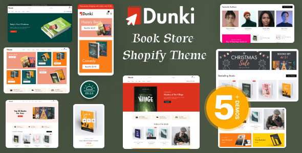 Dunki - Book Store Shopify OS 2.0 Theme