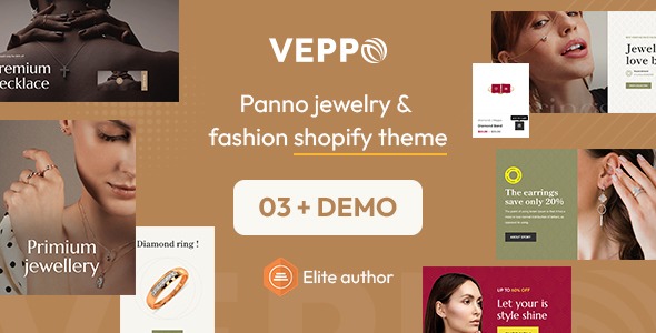 Veppo - The Jewellery & Fashion eCommerce Shopify Theme