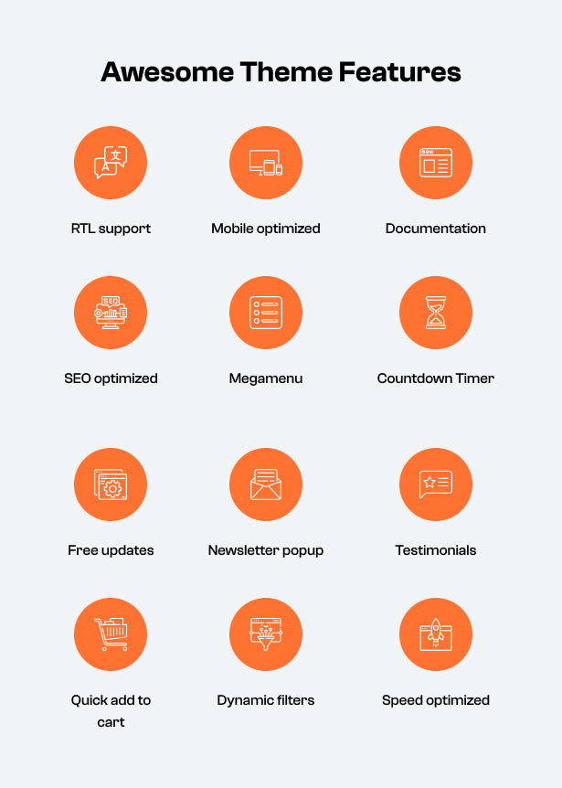 Awesome theme features