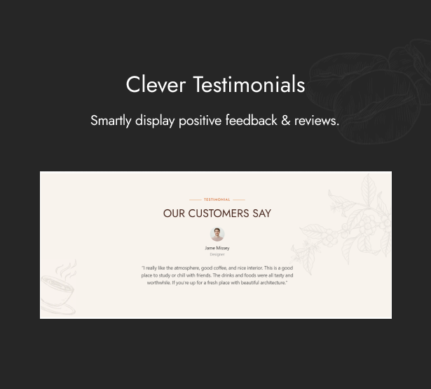 Clever Testimonials