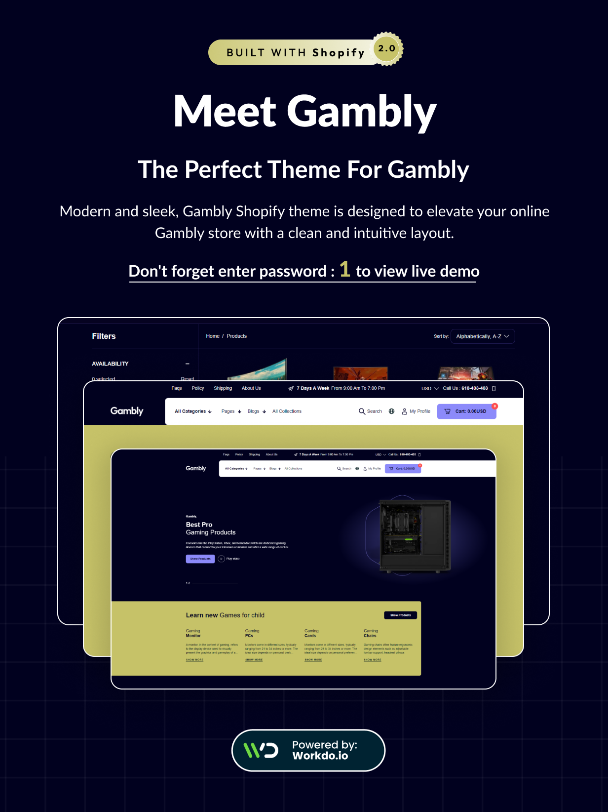 Gambly - Multipurpose Gaming Shopify 2.0 theme - 7
