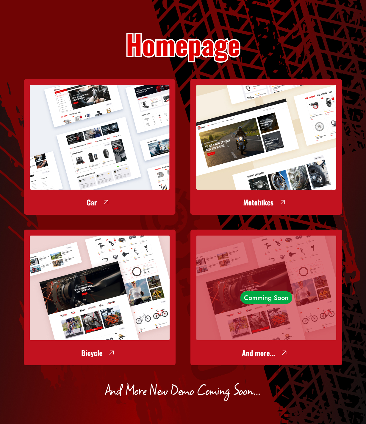 Gearx - Auto Parts, Motorcycle, Vehicles Shopify Theme - 4
