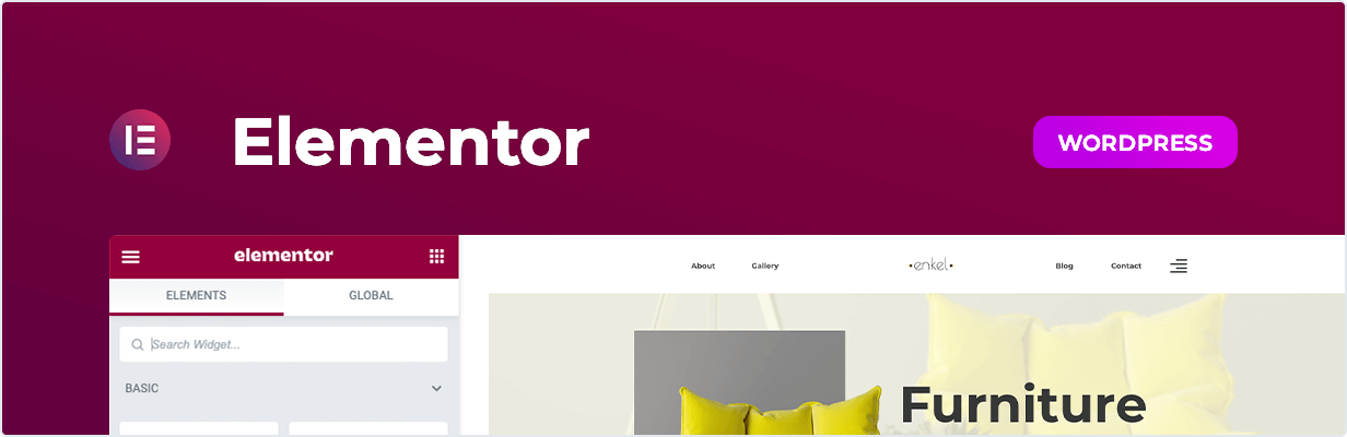 Enkel – Furniture Company Template Kit