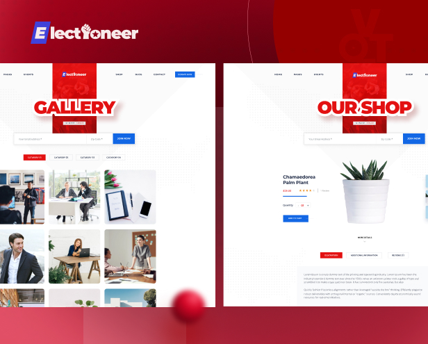 Electioneer | Political Election Campaign Website Template - 5