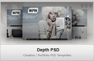 Depth PSD – Creative / Portfolio PSD Templates Depth PSD – Creative / Portfolio PSD Templates