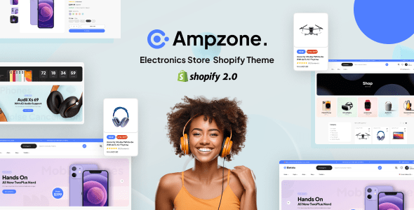 Ampzone - Electronics Gadgets eCommerce Shopify Theme