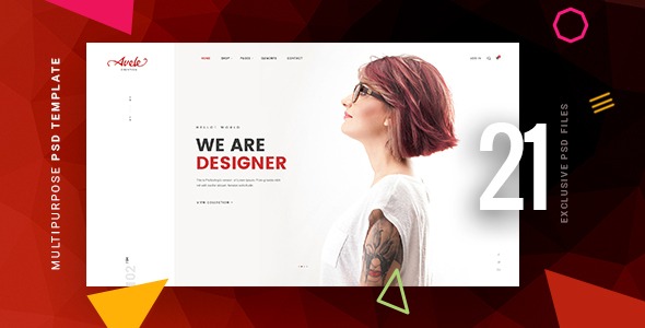 Avele | A Multipurpose PSD Template