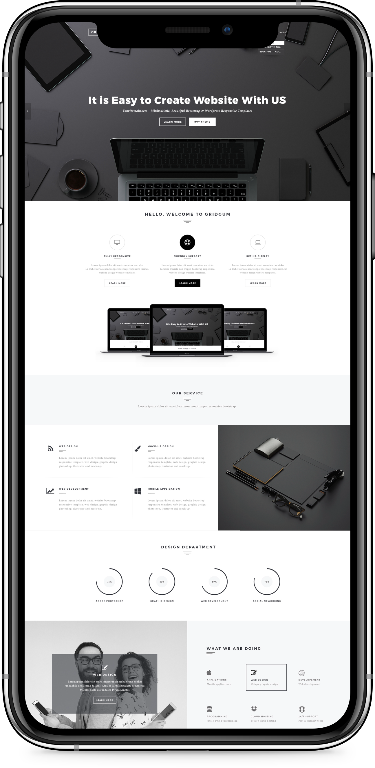 Black & White Labels Multipurpose Template - 4