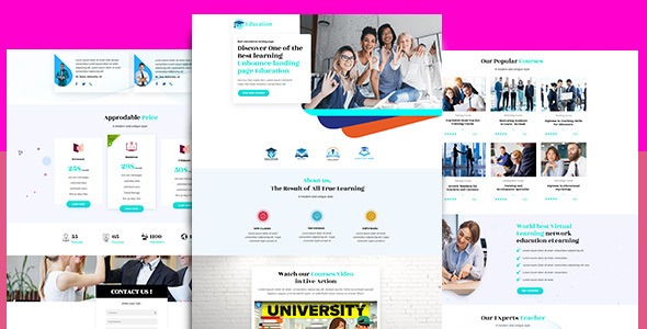 Education - Educational Landing page