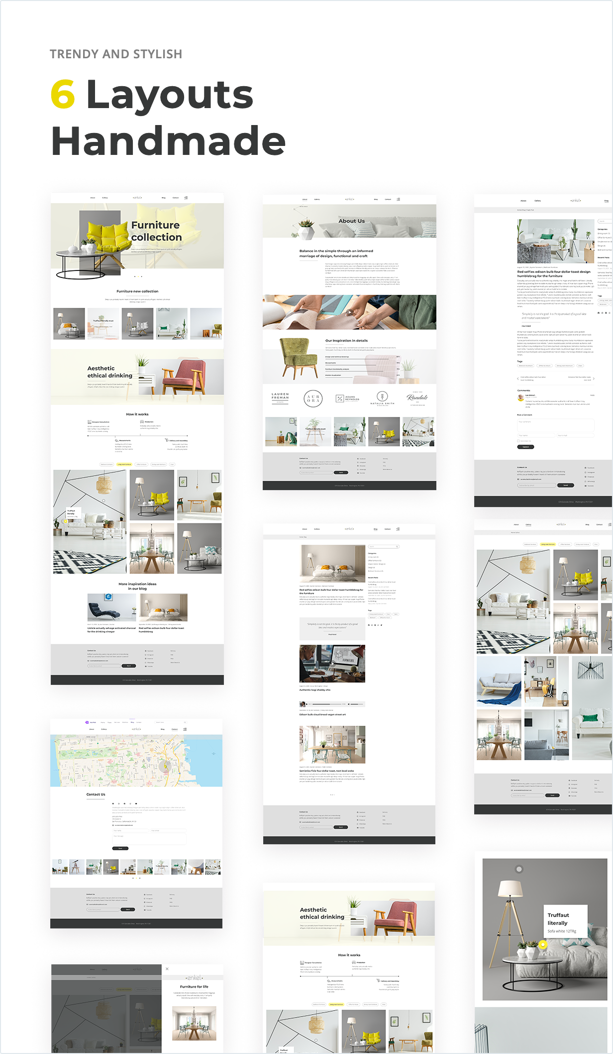 6 Layouts Handmade
