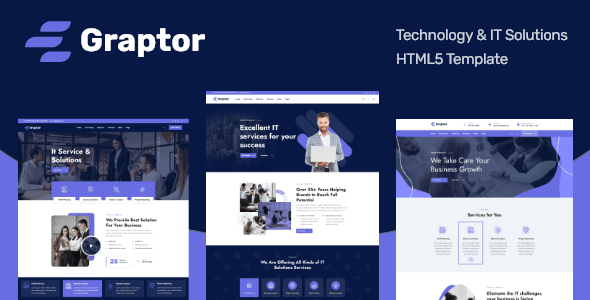 Graptor - Technology & IT Solutions HTML5 Responsive Template