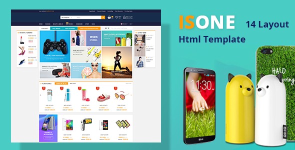 ISONE - Store RTL Multipurpose HTML Template