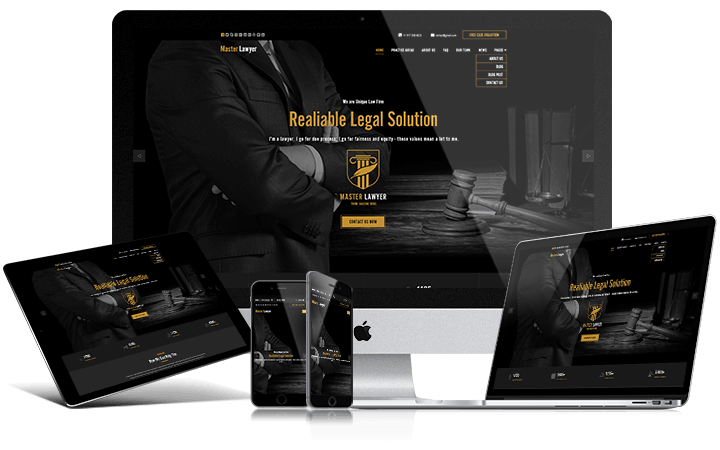Master Lawyer HTML Bootstrap Template - 1