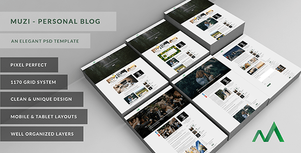 Muzi - An Elegant Personal Blog