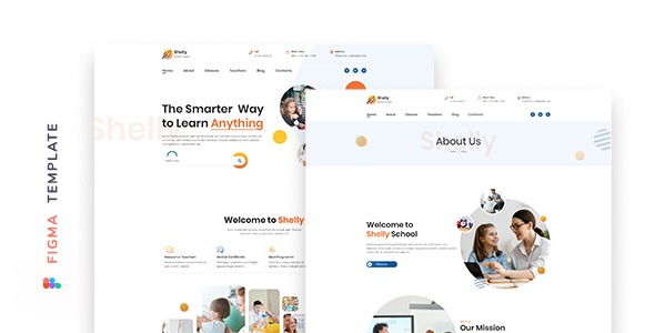 Shelly – School Template for Figma