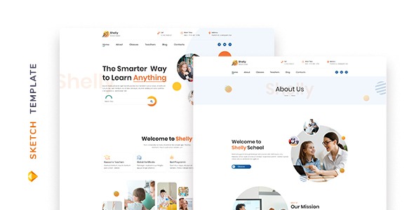 Shelly – School Template for Sketch