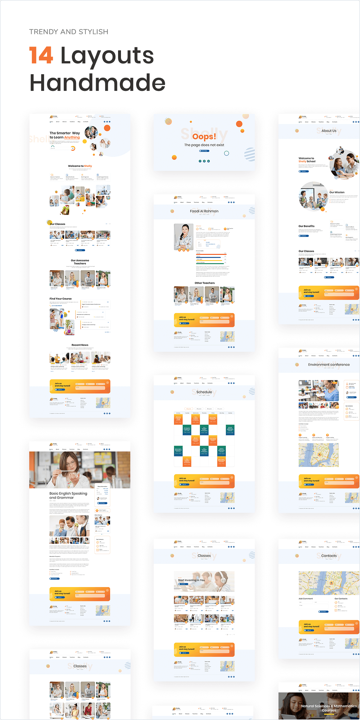 9 Layouts Handmade