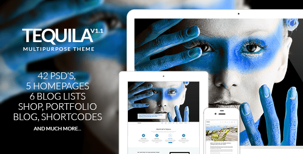 TEQUILA – Multi-Purpose PSD Template