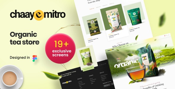 The Chaay E mitro | Tea Website Template Design