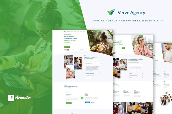 Verve - Creative & Business Elementor Pro Template Kit