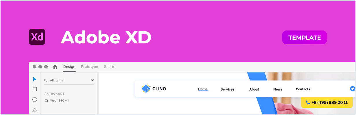 Clino – Cleaning Template for XD