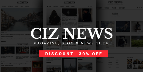 Ciz News - Magazine & Blog Theme