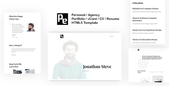 Porta | Multipurpose Personal Portfolio / vCard / CV / Resume Template
