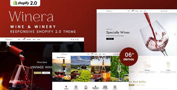 Winera - Wine & Winery Responsive Shopify 2.0 Theme