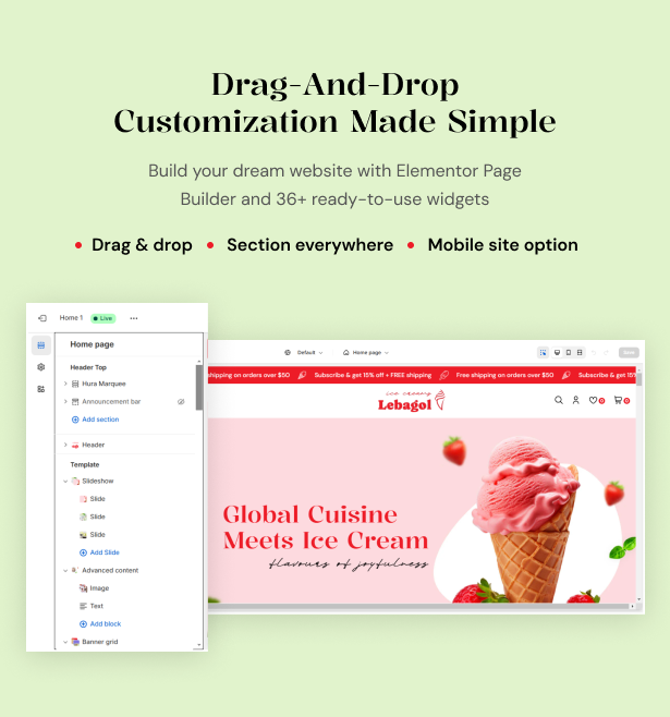 Drag-and-Drop Customization Made Simple