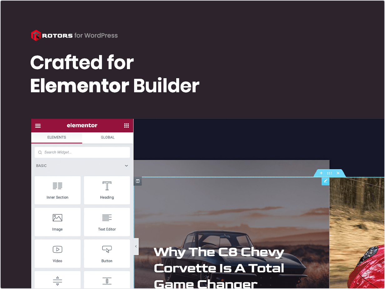 Crafted for Elementor Builder