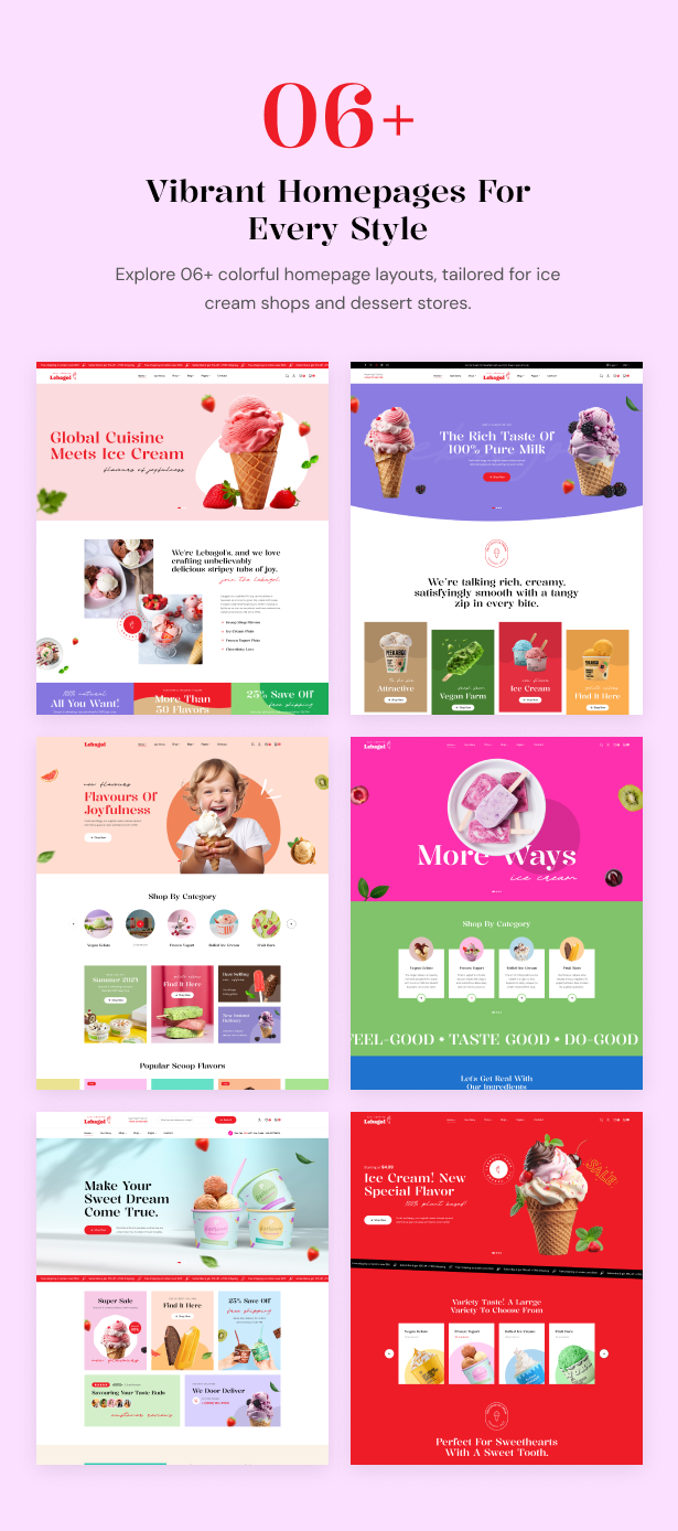 Vibrant Homepages for Every Style