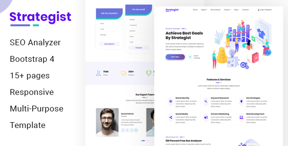 Strategist - Multi Purpose HTML5 Template