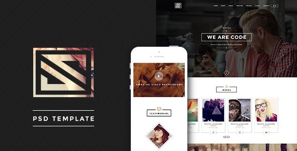 Vastudio - Creative One Page PSD Template