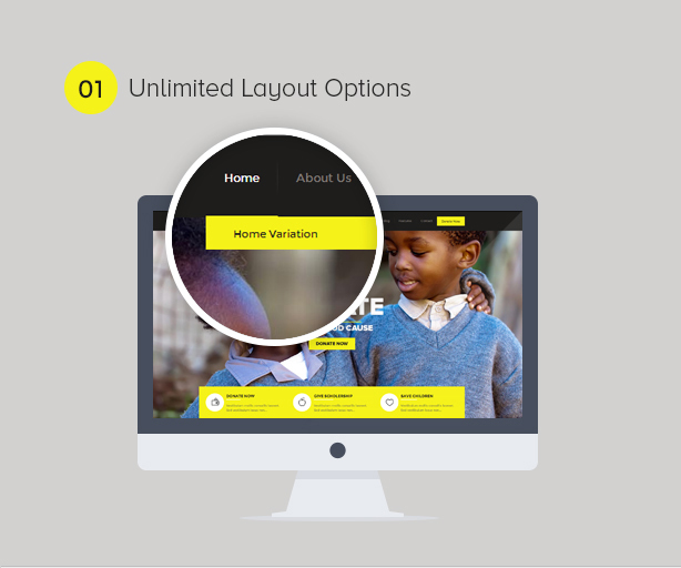 Charity WordPress Theme - 1