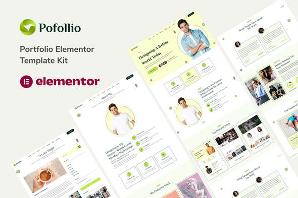 Pofollio - Portfolio Elementor Template Kit