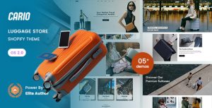 Cario - Luggage Store Shopify 2.0 Theme