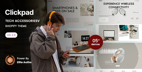 Clickpad - Tech Accessories Store Shopify 2.0 Theme