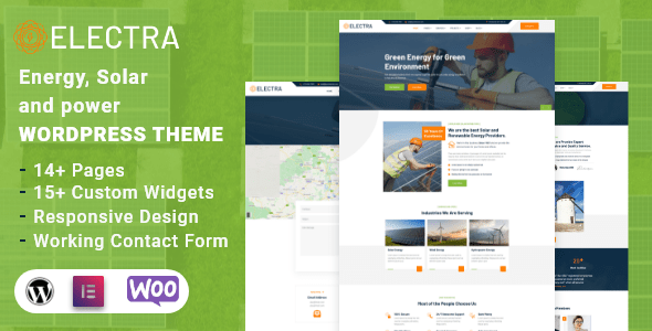 Electra - Solar & Renewable Energy Theme