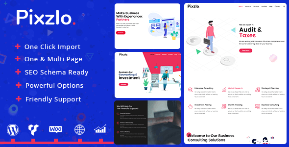 Pixzlo - Creative WordPress Theme for Professionals