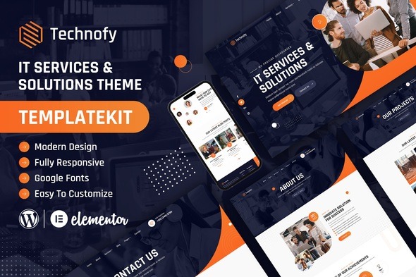Technofy - IT Services & Solutions Elementor Template Kit