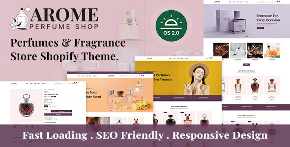 Arome – Luxury Perfume & Fragrance Store Shopify 2.0 Theme | Beauty & Scent eCommerce