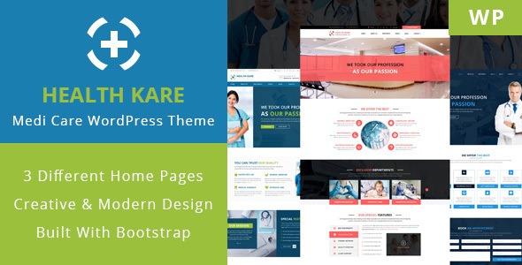 HEALTH KARE - Professional Medi Care WordPress Theme