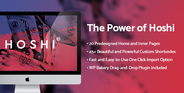 Hoshi - Digital Agency WordPress Theme