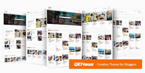 Qenews - Creative WordPress Theme for Bloggers