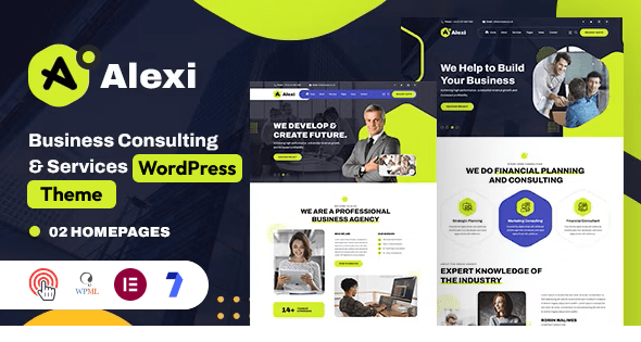 Alexi - Business Consulting & Services Multipurpose WordPress Theme