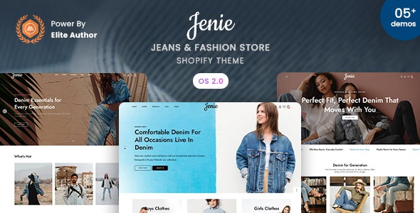 Jenie - Jeans & Fashion Store Shopify 2.0 Theme